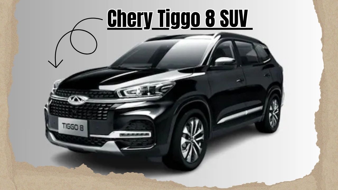Chery Tiggo 8 SUV Design Patent Filed in India: Launch Expected Soon